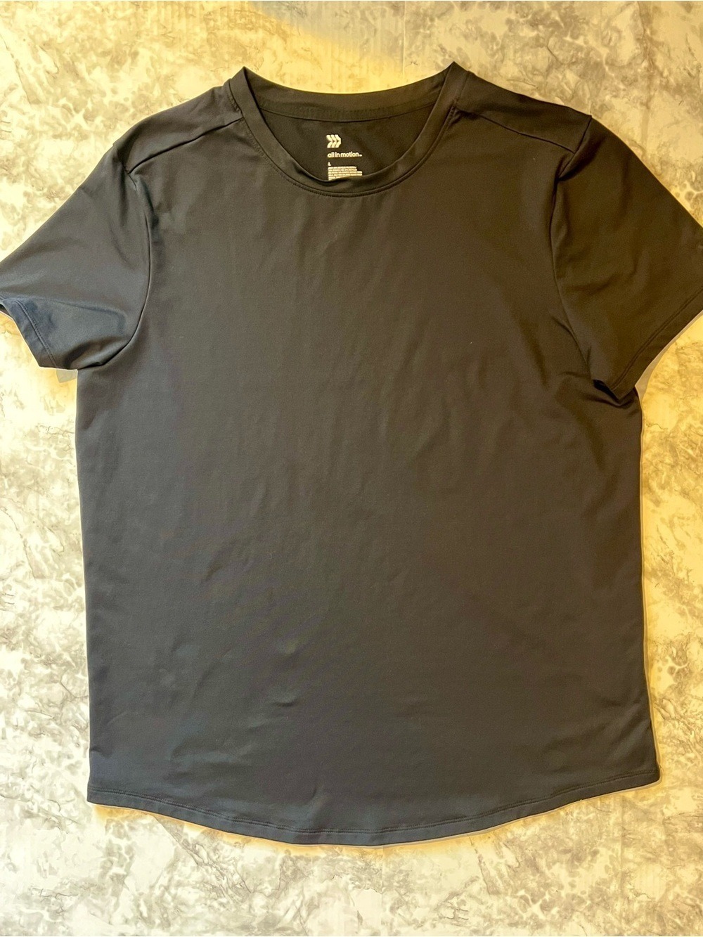 All In Motion Black Short Sleeve Performance Tee